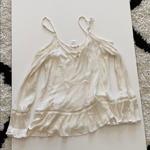 Boho cream long sleeve